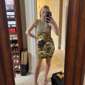 Unique and rare Roberto cavalli mini dress